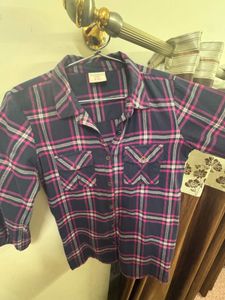 Girls' Plaid Flannel Shirt
