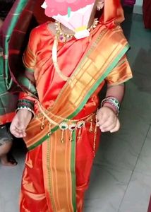 Traditional Indian nauvari♥️