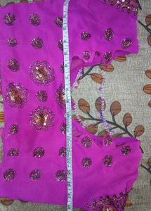 Pink Sequin Blouse