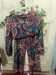 Paisley Print Jumpsuit