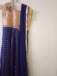 Ethnic Long Frock With Chunni