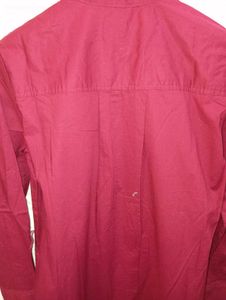 Tommy Hilfiger Burgundy Long Tunic Shirt
