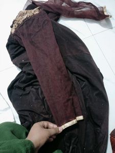 Elegant Embroidered gown Dress