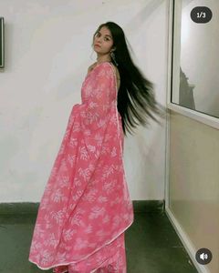 Floral Pink Saare