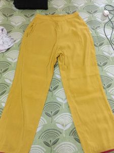Yellow Palazzo Pants