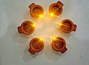 Water LED Sensor of 6Pcs packing Diya