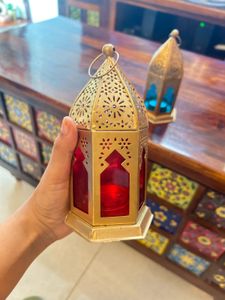 Almost New 3 Morrocan Design Candle Holder