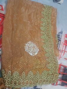 Elegant Embellished Saree