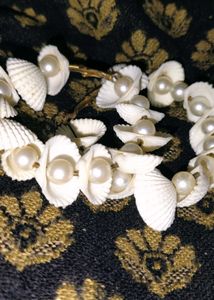 Shell and Pearl Earrings