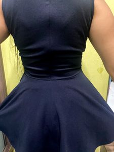 Black Peplum Top