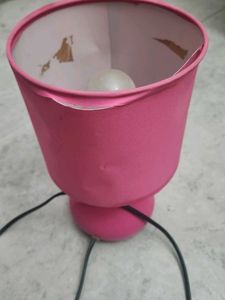 Pink Color Lamp - Bulb Included