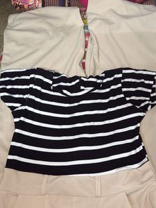 black nd white with beige colour jumpsuit