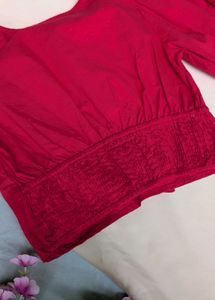 Dark Pink Top
