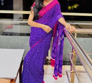 Purple Daily Wear Saree