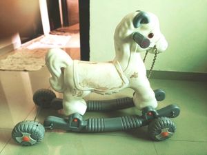 Vintage Ride-On Horse Toy