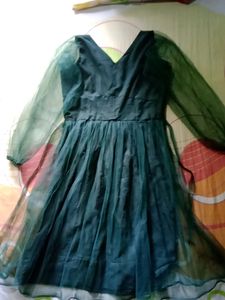 Dark Green Princess Frock💚