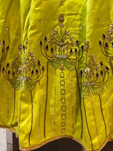 Papa Don’t  peach inspired fancy Lehenga