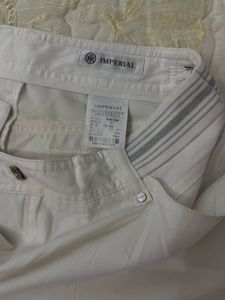 White Straight Leg Pants