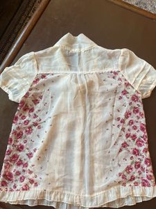 Floral Sheer Top