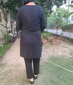 Elegant Black Kurta Set