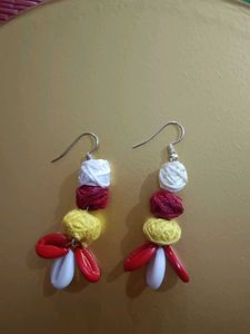 Handmade Cowrie Shell Necklace &amp; Earring Set