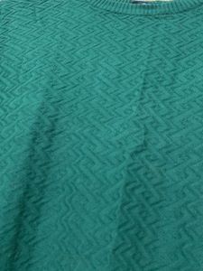 Dark Green Sweatshirt Cum Sweatshir