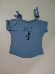 Cute Ballerina Tie-Shoulder Top