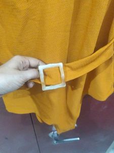 Stylish Mustard Bodysuit