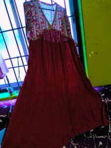 Never Used Maroon A Line Kurti