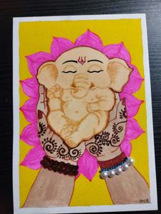 Baby Ganesha Painting