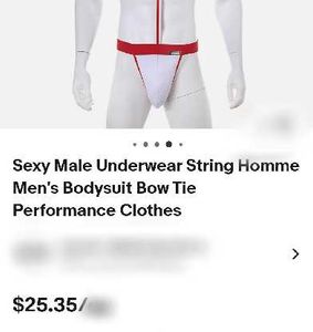 Fun Tuxedo Style Jockstrap