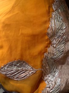 Orange Ethnic Skirt
