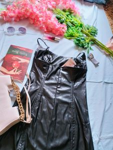 Price Drop For Now Abroad Branded Leather Dress