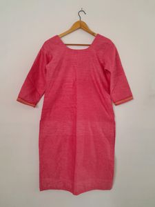 Pink Casual Kurta (Women&#39;s)