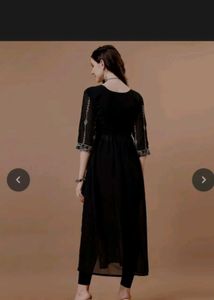 Aks Long Anarkali Kurti L
