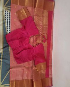 Elegant Pink Saree
