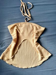 Cute Beige Halter Top