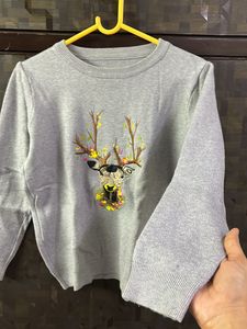 DEER FACE SWEATER