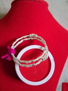 Silver Bangles For Kids