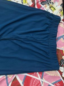Blue Wide Leg Pants