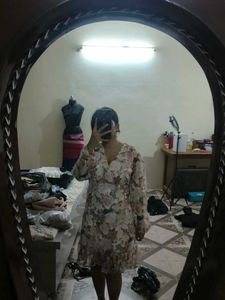 Floral Print Mini Dress