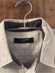 JACK AND JONES Men&#39;s Patterned Casual Shirt