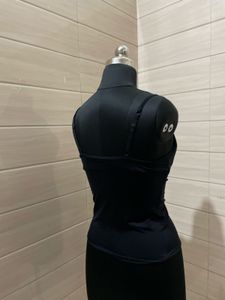Imported Women&#39;s Black Vest Tank Top