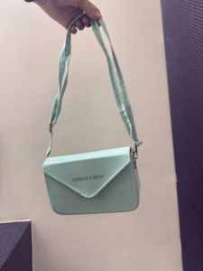 Charles & Keith Mint Green Shoulder Bag