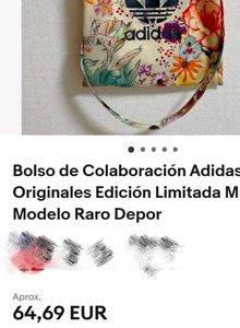 Orginal Adidas Floral Print Tote Bag