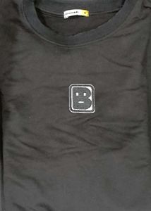 Bewakoof Mens Black Tshirt
