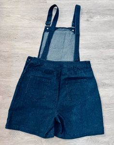 Denim Dungaree/Short Above Knee Length