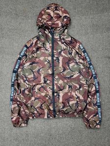 Camo Print Hooded Jacket