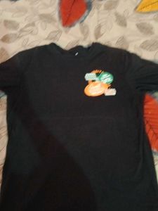Redtape  Black Graphic T-Shirt