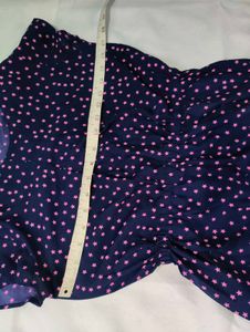 Navy Star Print Dress